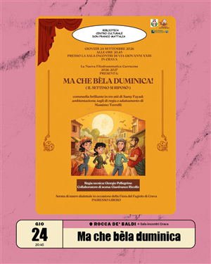 Serata teatrale a cura della Biblioteca Don Franco Mattalia