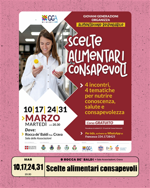 Il primo appuntamento di un ciclo di 4 incontri dedicati al tema dell’alimentazione responsabile.