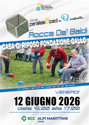 Bocce quadre in casa di riposo Fondazione Gallo